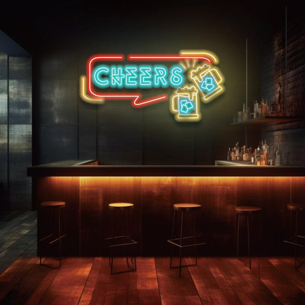 Cheers Beers LED Neon Sign