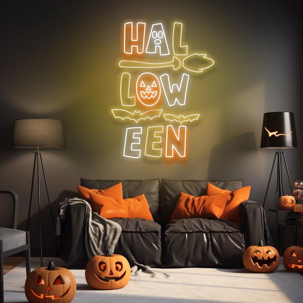 Hal Low Een LED Neon Sign