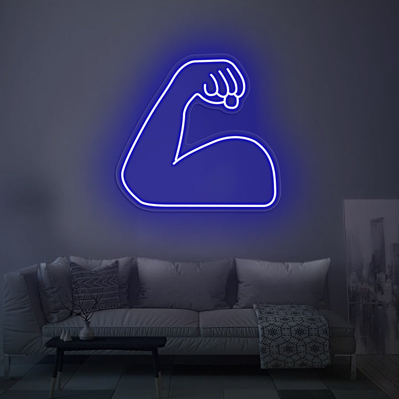 Strong Emoji Neon Sign For Room - ageneon