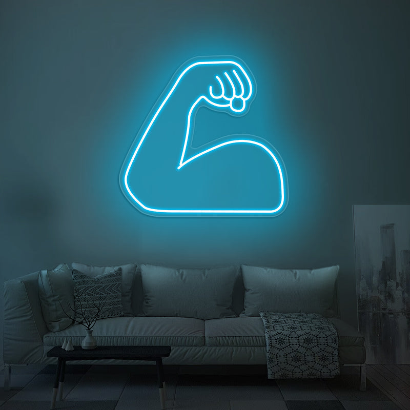 Strong Emoji Neon Sign For Room - ageneon