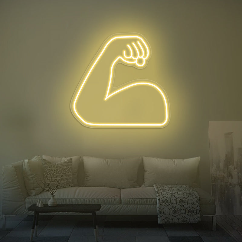 Strong Emoji Neon Sign For Room - ageneon