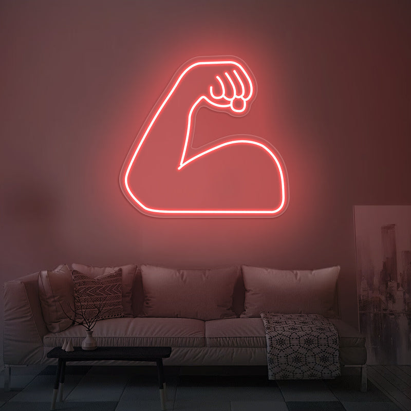 Strong Emoji Neon Sign For Room - ageneon