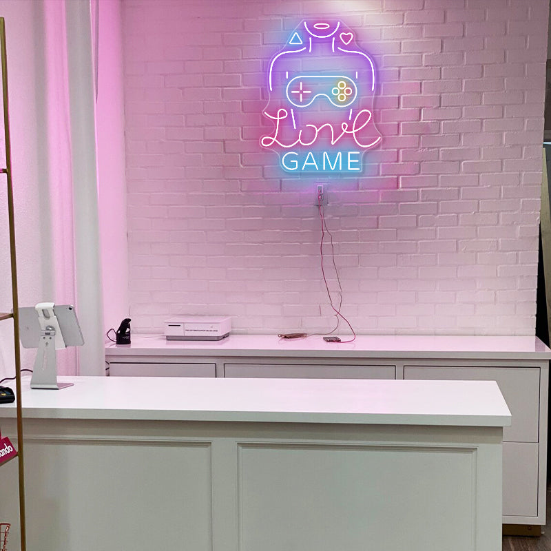 Love Game Neon Sign Art - ageneon