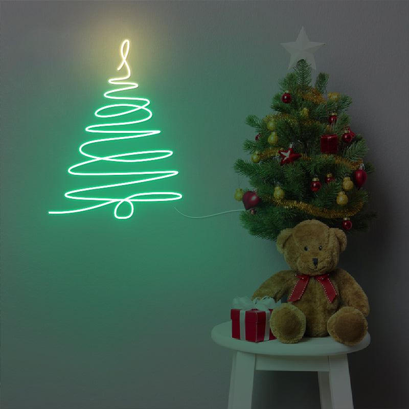 Neon Christmas Tree Sign For Wall Decoration - ageneon