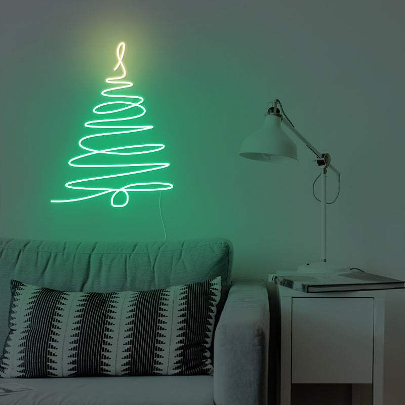 Neon Christmas Tree Sign For Wall Decoration - ageneon