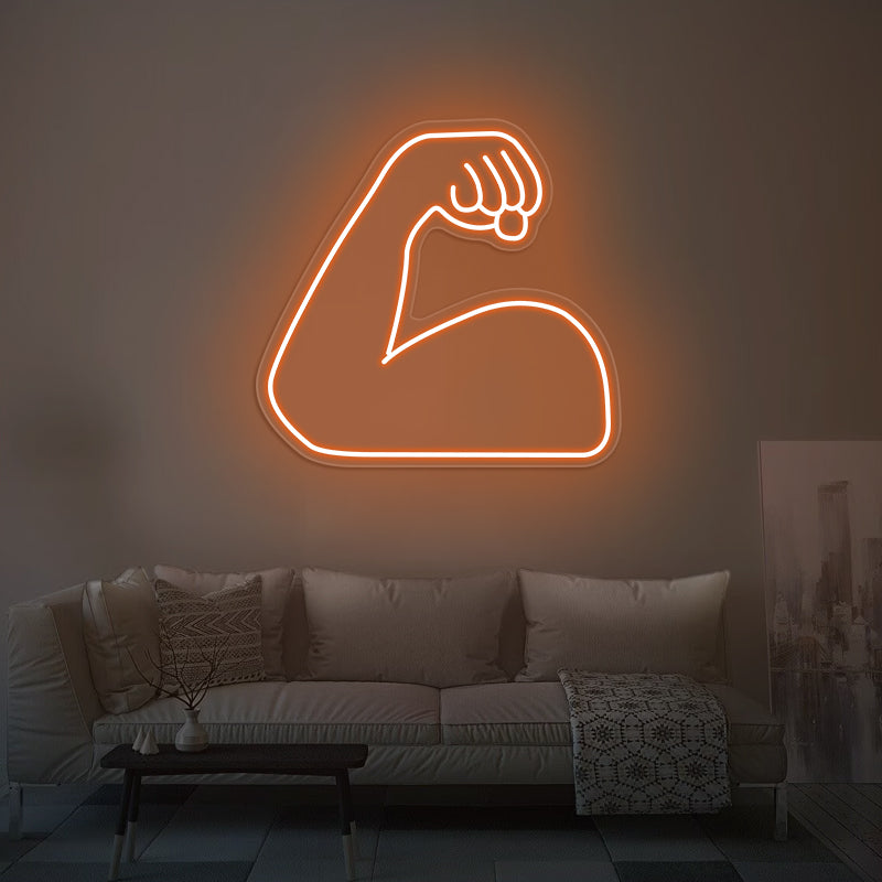 Strong Emoji Neon Sign For Room - ageneon