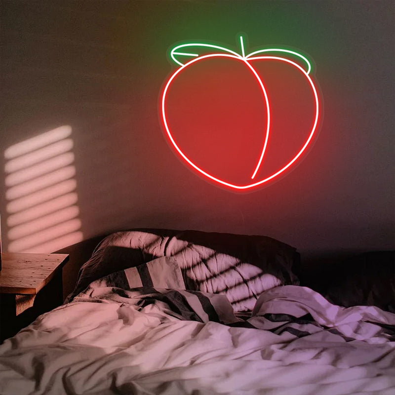 Peach Neon Sign For Home - ageneon