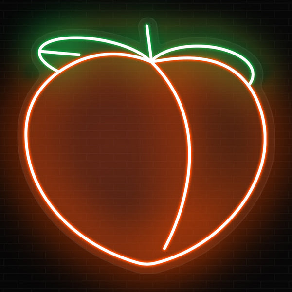 Peach Neon Sign For Home - ageneon