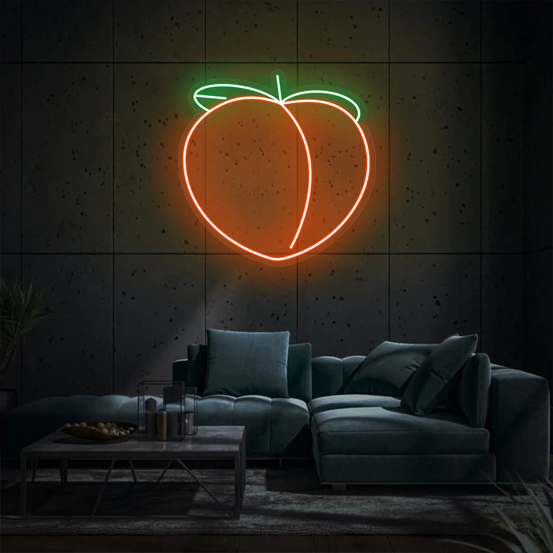 Peach Neon Sign For Home - ageneon