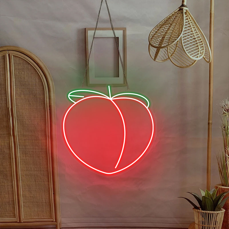 Peach Neon Sign For Home - ageneon