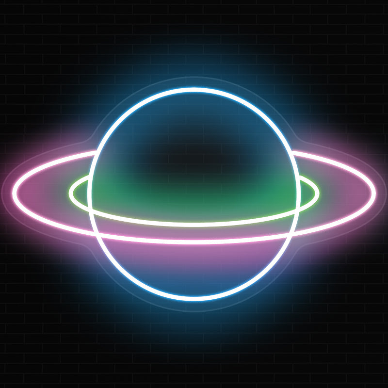 Planet Neon Sign For Bedroom - ageneon