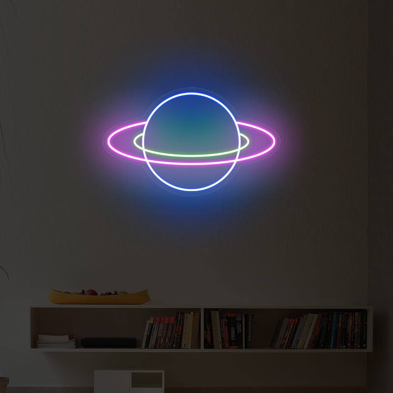 Planet Neon Sign For Bedroom - ageneon