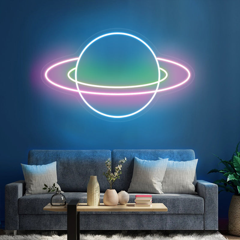 Planet Neon Sign For Bedroom - ageneon