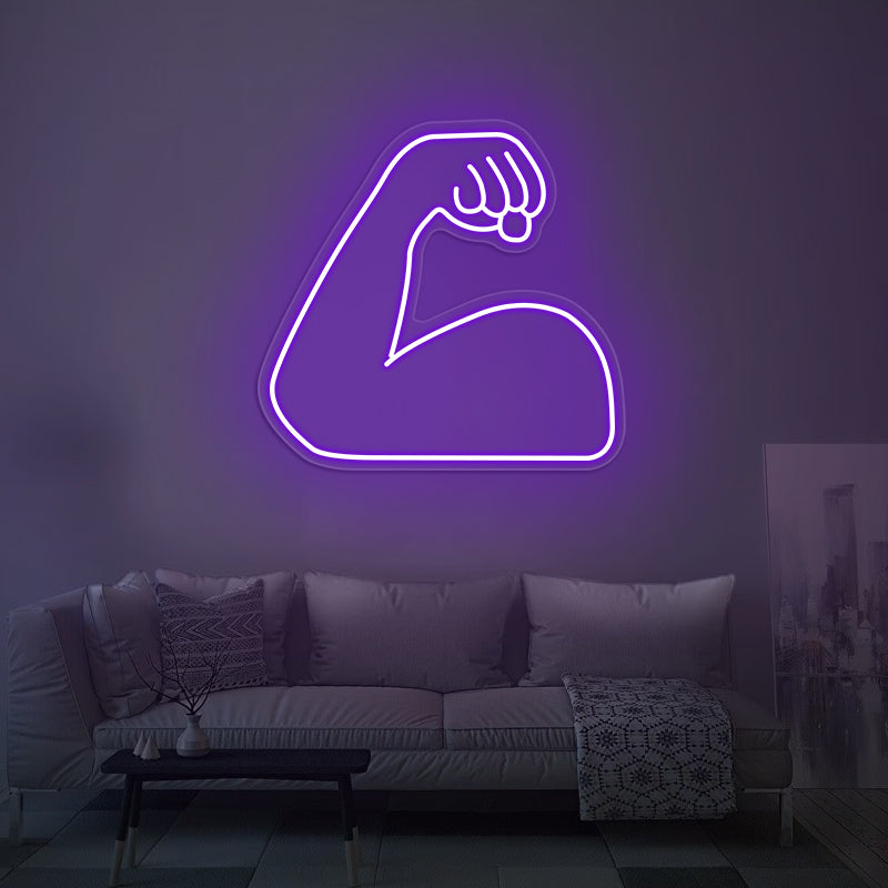 Strong Emoji Neon Sign For Room - ageneon