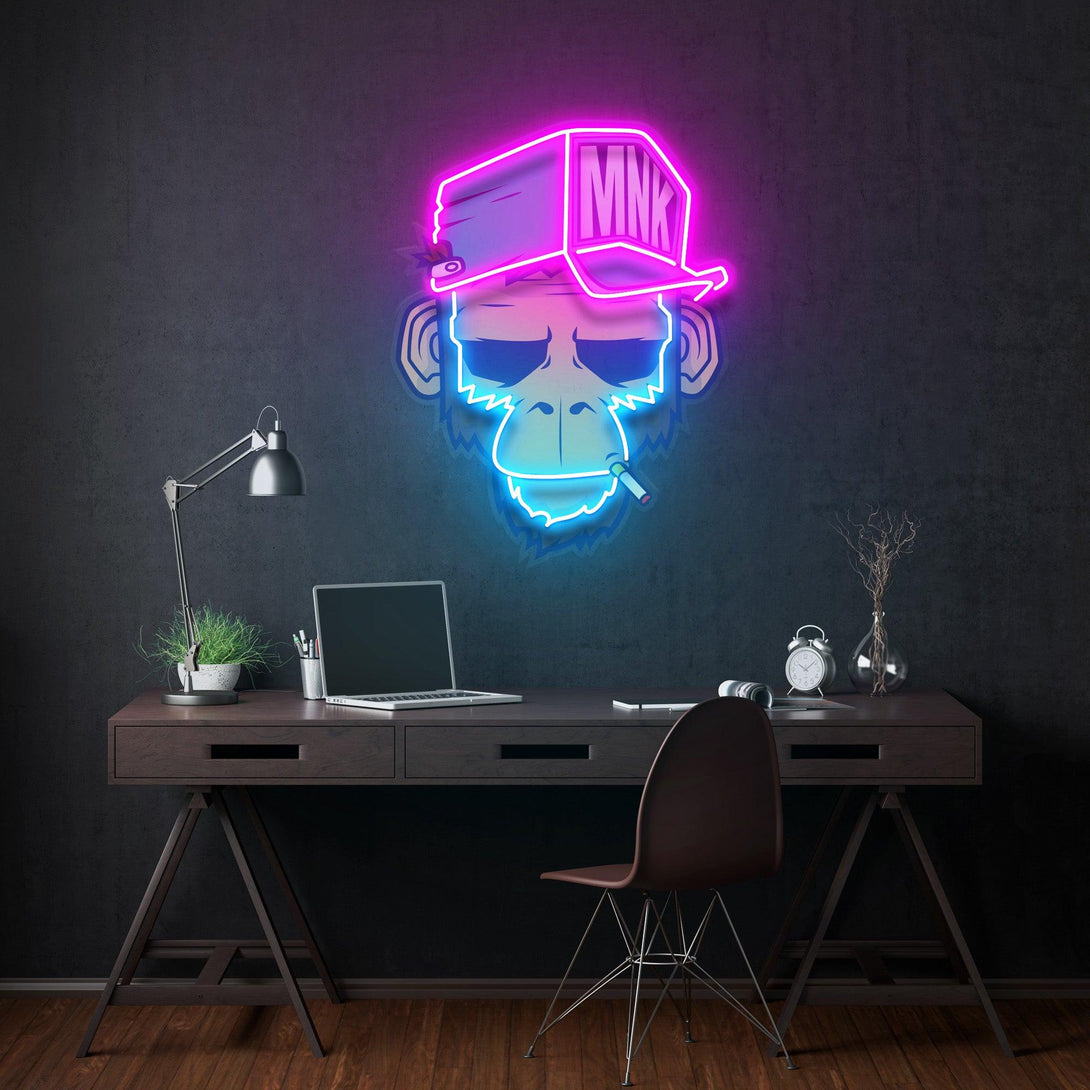 Spoiled Monkey Led Neon Acrylic Artwork