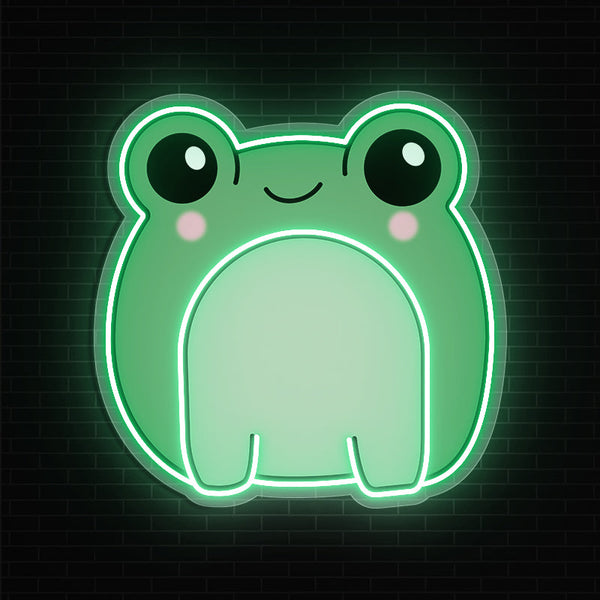 UV Printing Cute Frog Neon Sign - ageneon