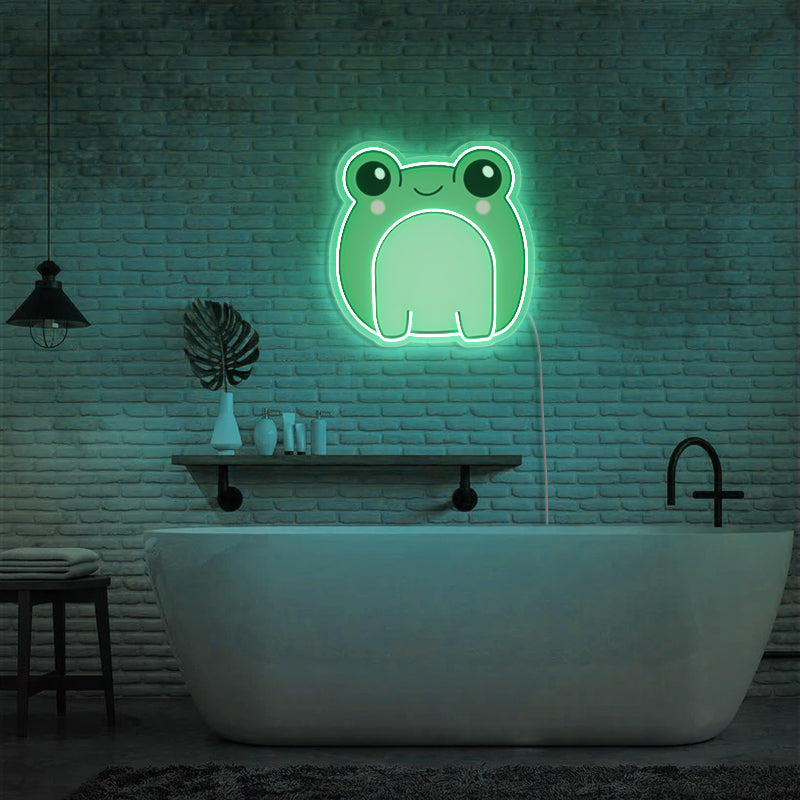 UV Printing Cute Frog Neon Sign - ageneon