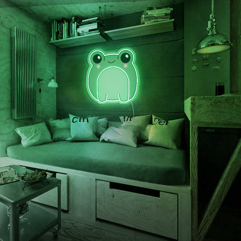 UV Printing Cute Frog Neon Sign - ageneon