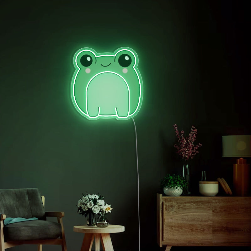 UV Printing Cute Frog Neon Sign - ageneon