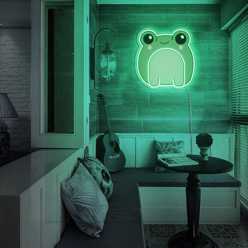 UV Printing Cute Frog Neon Sign - ageneon