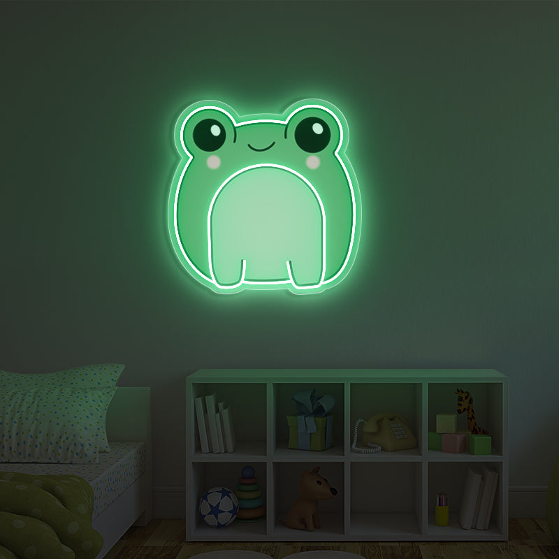 UV Printing Cute Frog Neon Sign - ageneon