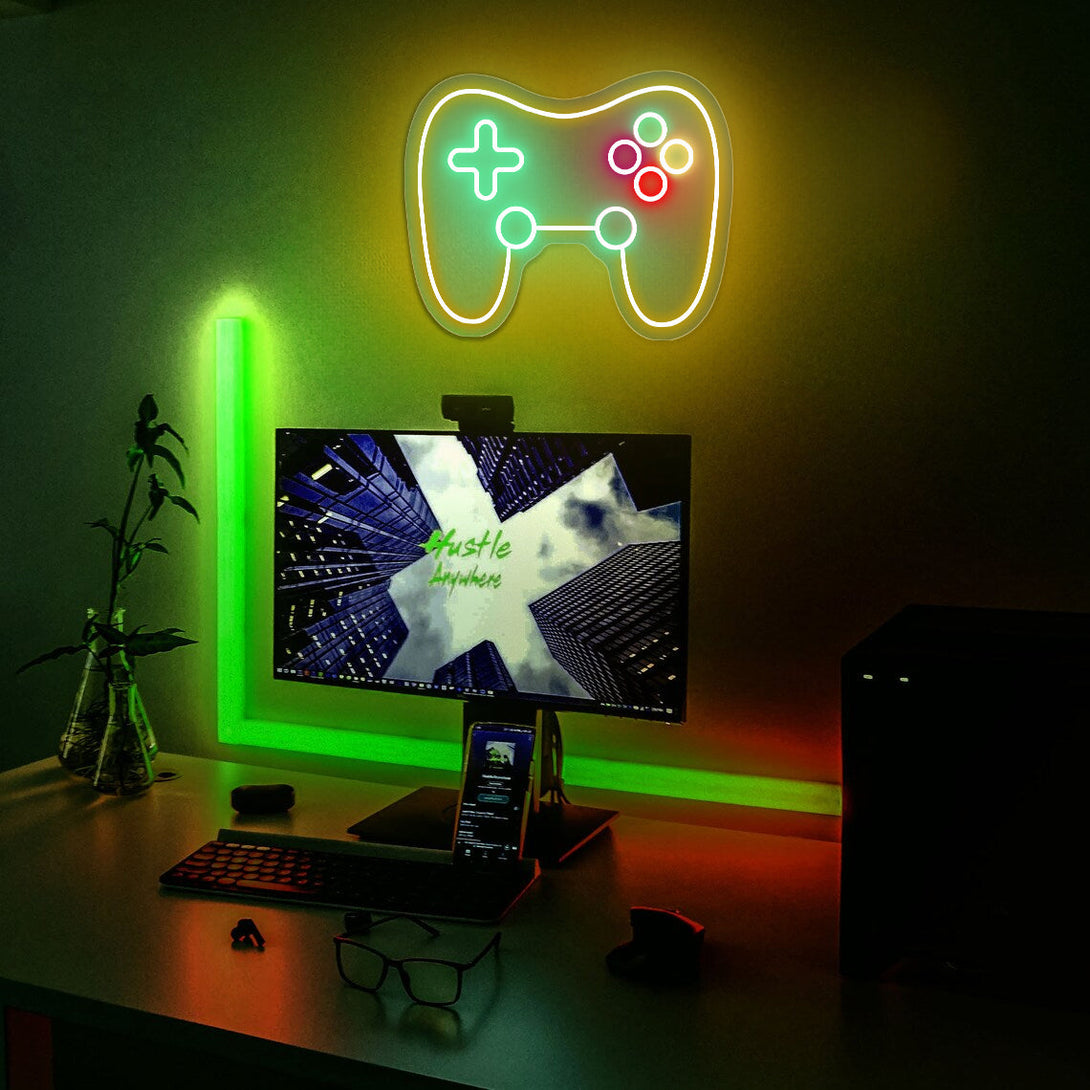 Xbox Controller Neon Sign For Game Room - ageneon