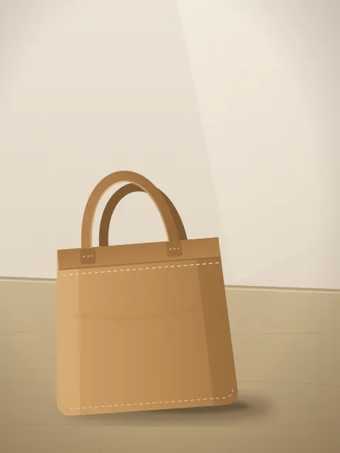 Photo sent by the customer: a handbag